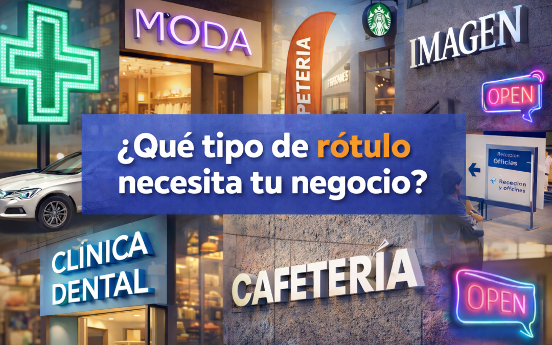 qué tipo de rótulo necesita tu negocio