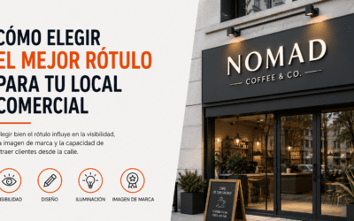 Cómo elegir el mejor rótulo para tu local comercial