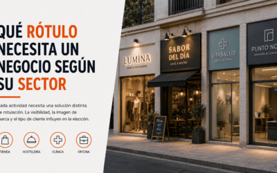 Qué rótulo necesita un negocio según su sector
